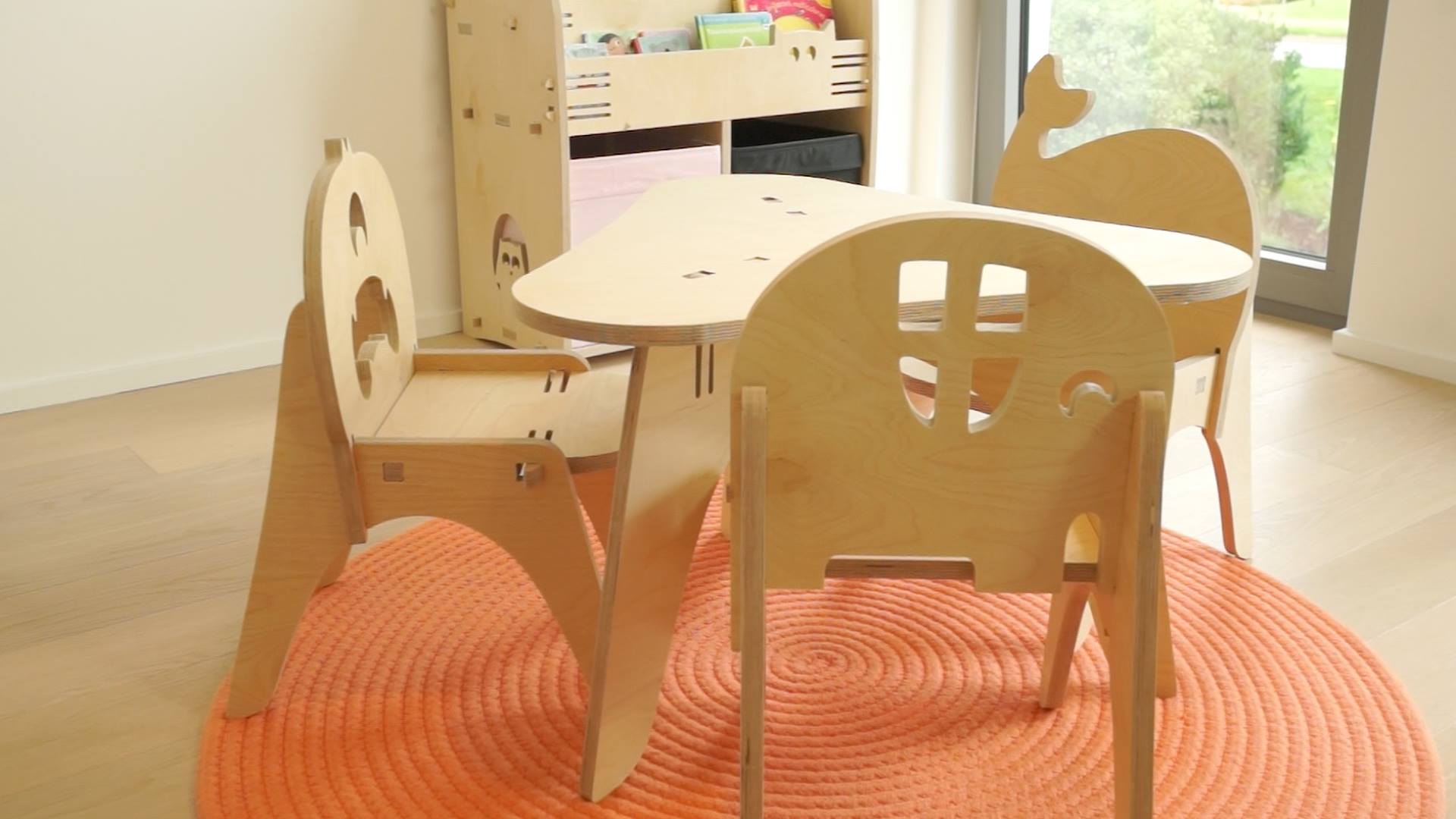 Ensemble Table et 3 Chaises